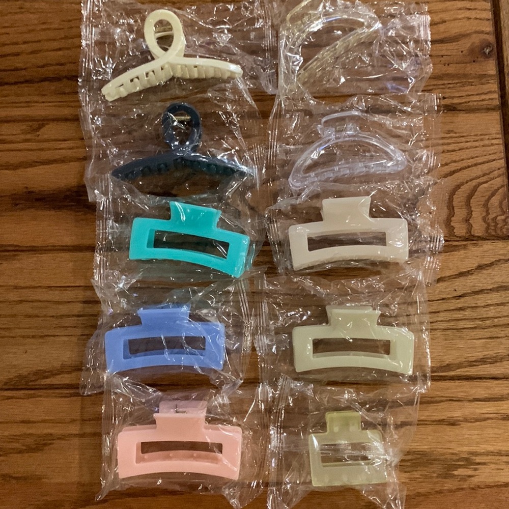 10 Claw Hair Clips